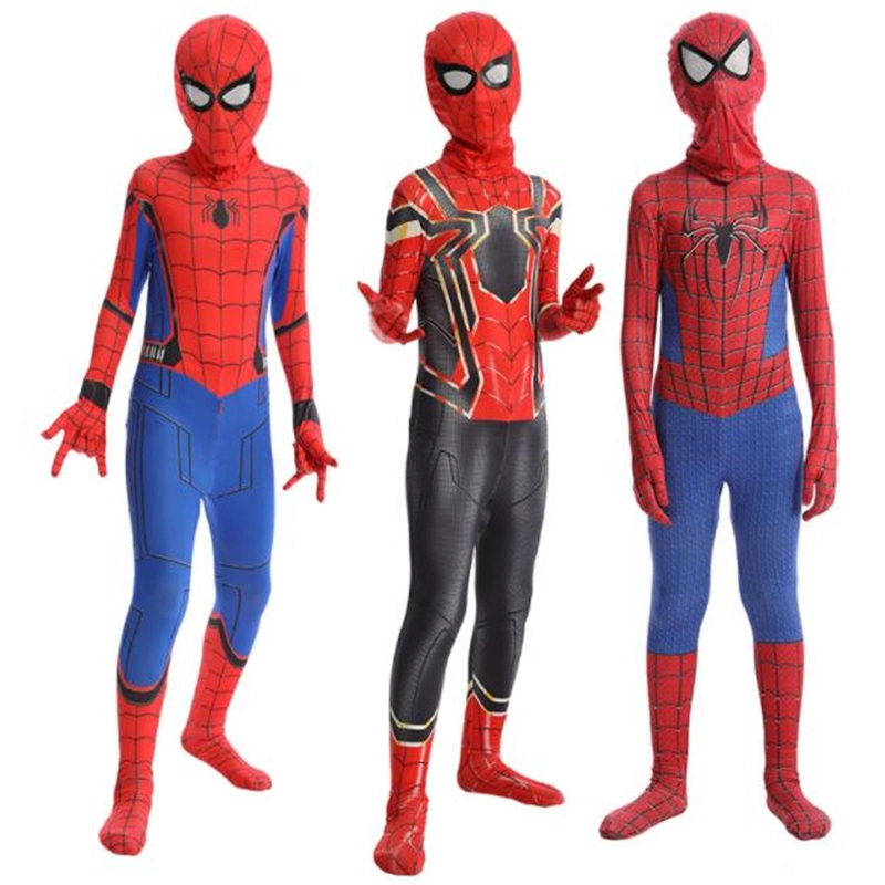 Kids Spider Man Cosplay Clothing Halloween Costume