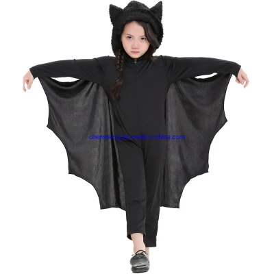 Costume per bambini Costume da pipistrello da strega di Halloween Costume da pipistrello per festa di carnevale cosplay